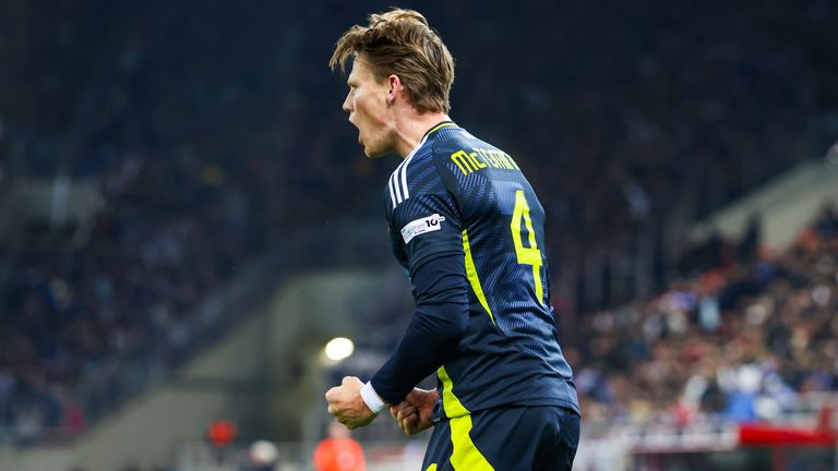 Scotland's Scott McTominay gives his side the lead