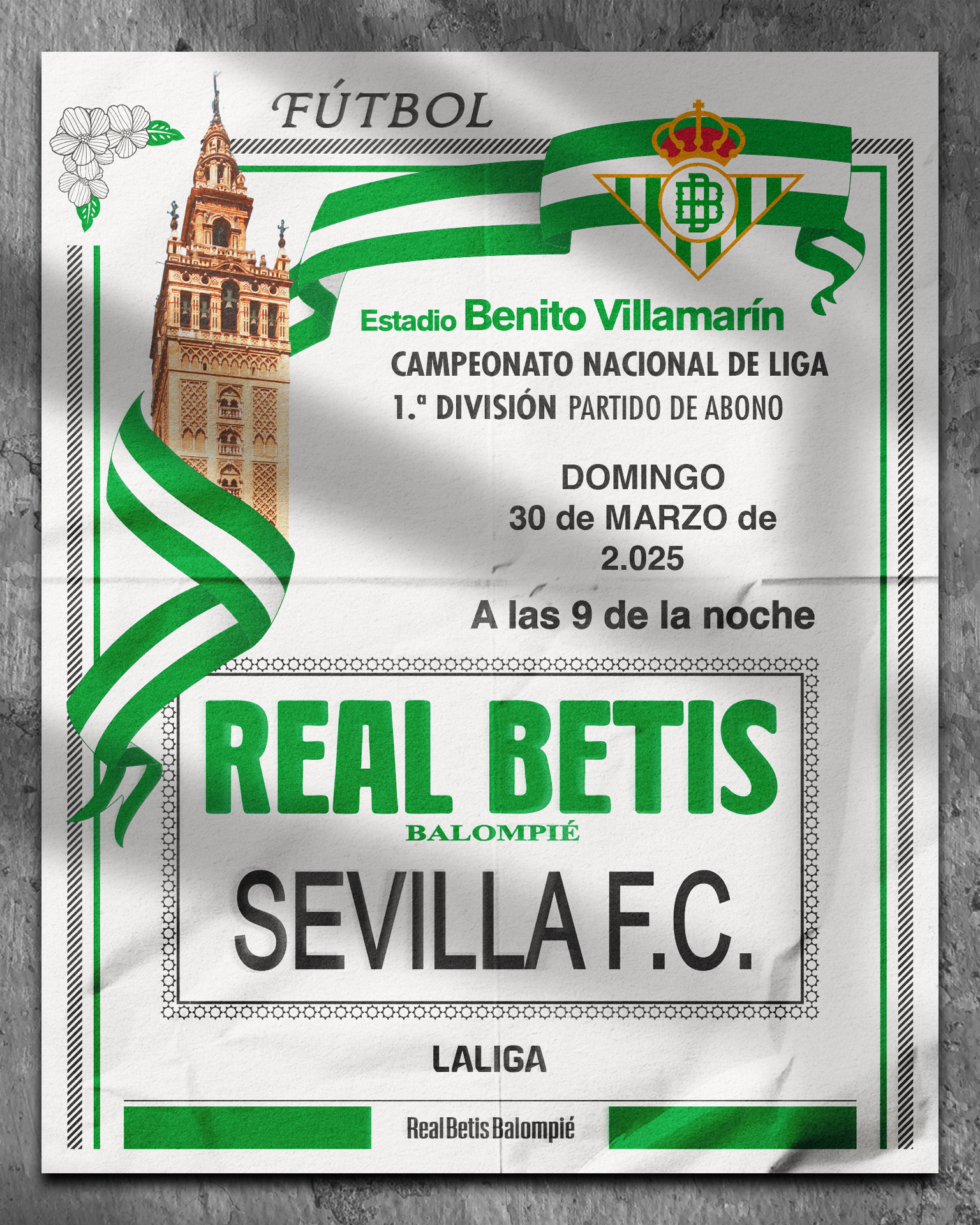 Cartel del derbi