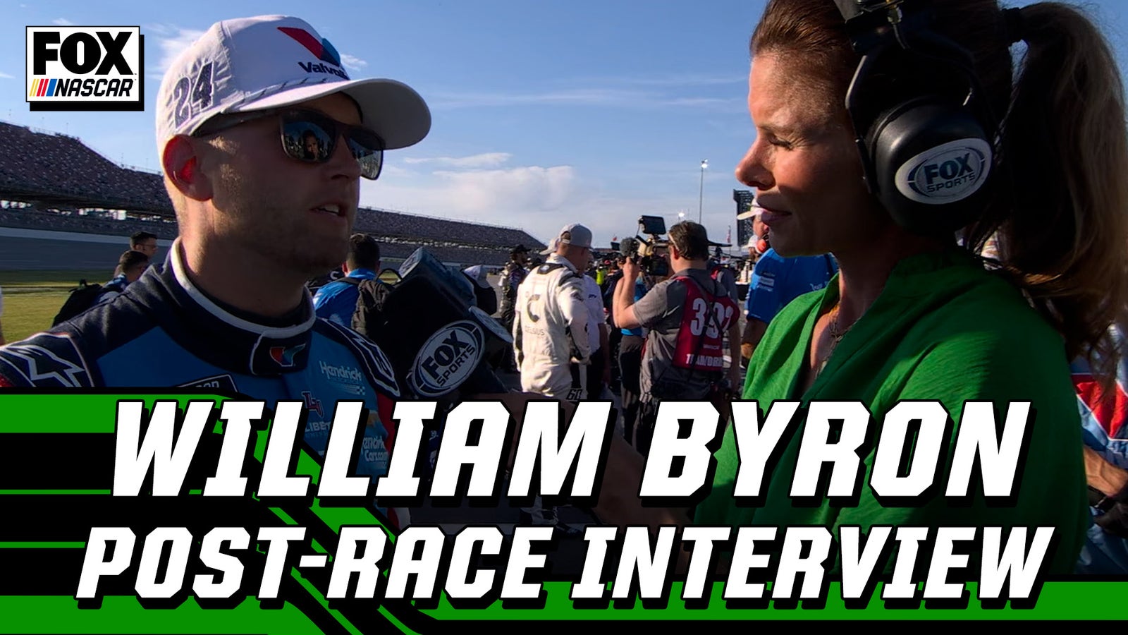 William Byron's post-race interview from Talladega Superspeedway