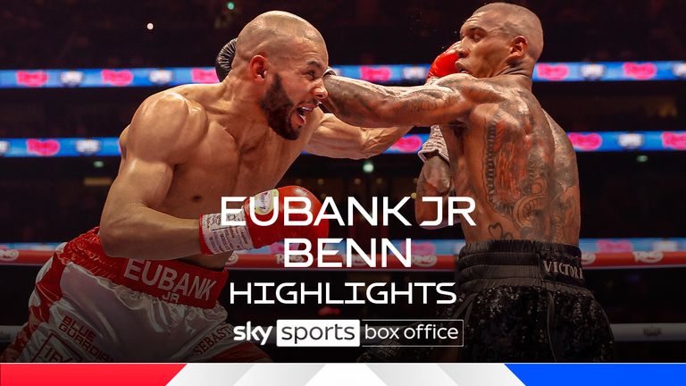 Eubank Jr vs Benn highlights