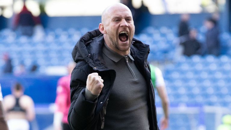 David Gray's Hibs side lead the race for third after extending their unbeaten league run to 17 games
