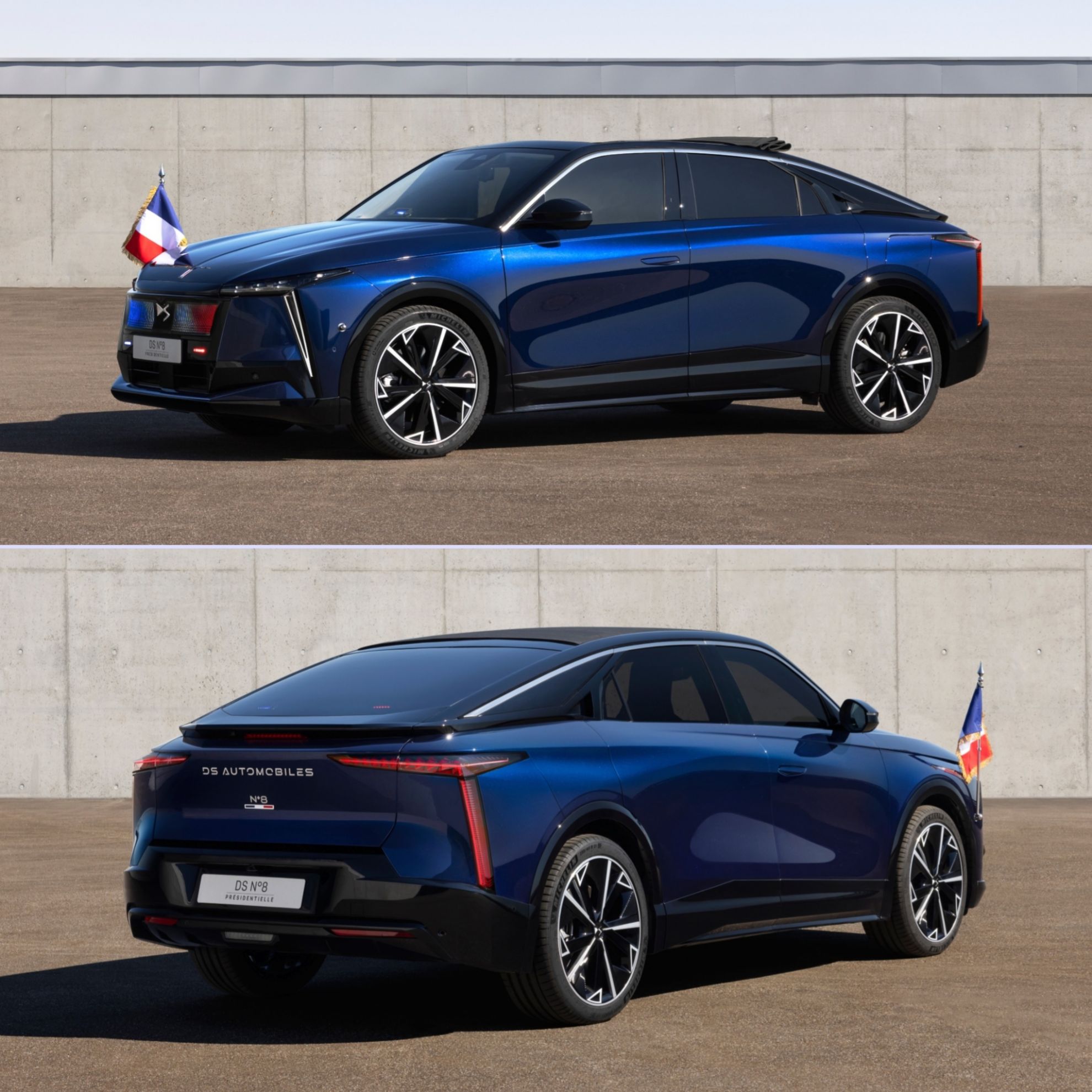 Macron debuts presidential car: his DS No. 8 has something that Trump's Beast does not