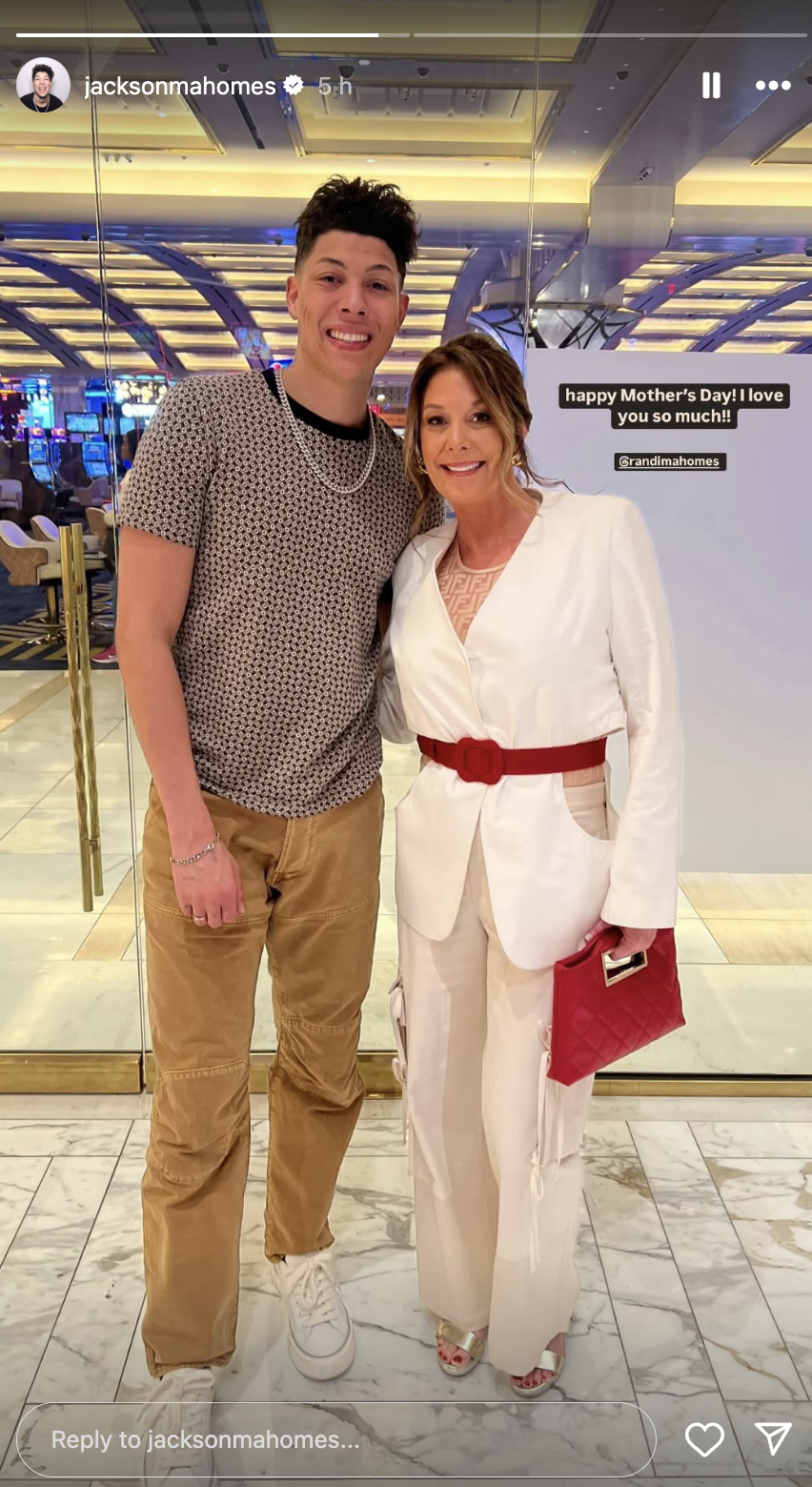 Jackson Mahomes and Randi / Instagram