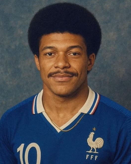 Mbappé, no estilo anos 80 — Foto: Reprodução