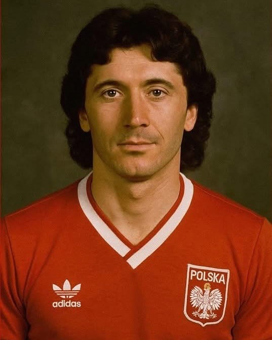 Lewandowski, no estilo anos 80 — Foto: Reprodução
