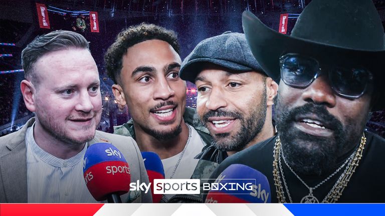 Boxing faces such as Kell Brook, Ben Whittaker and George Groves react to Chris Eubank Jr's epic battle with Conor Benn.