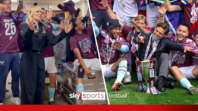 natasha bedingfield celebrating with burnley