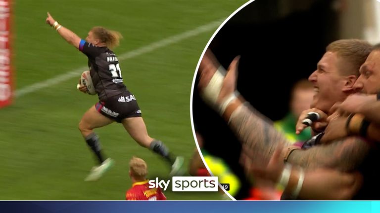 Wakefield prop Caius Faatili went from his own half to score against Castleford in a magnificent effort 