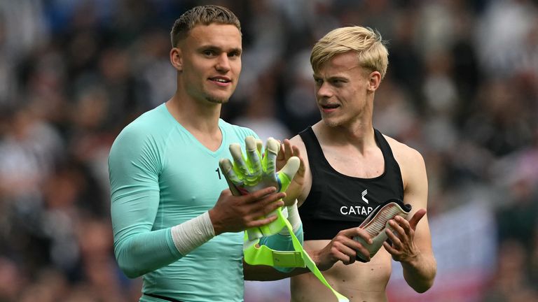 Brighton's Dutch goalkeeper Bart Verbruggen 