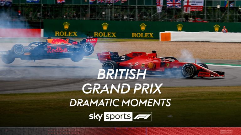 Look back at some of the most dramatic moments throughout the years at the British Grand Prix.
